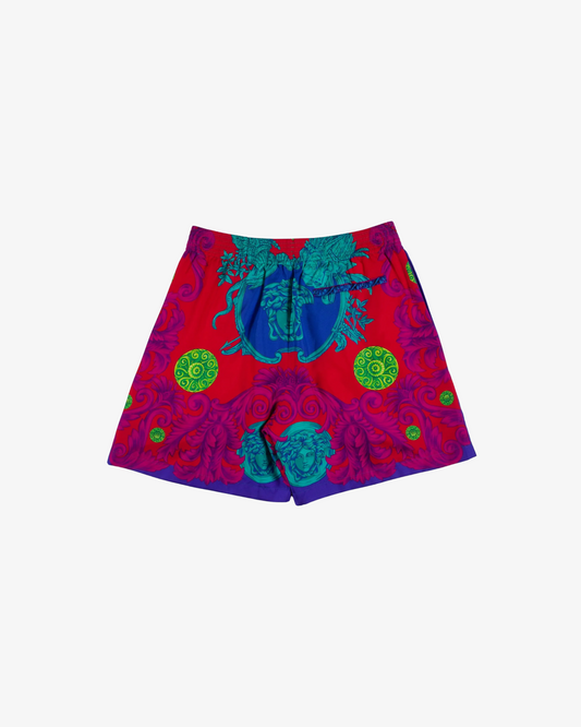 Versace logo drawstring waist shorts