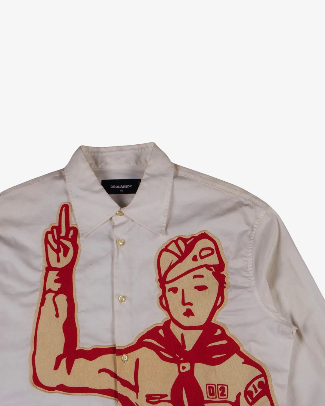 Dsquared2 Officer Patch Shirt