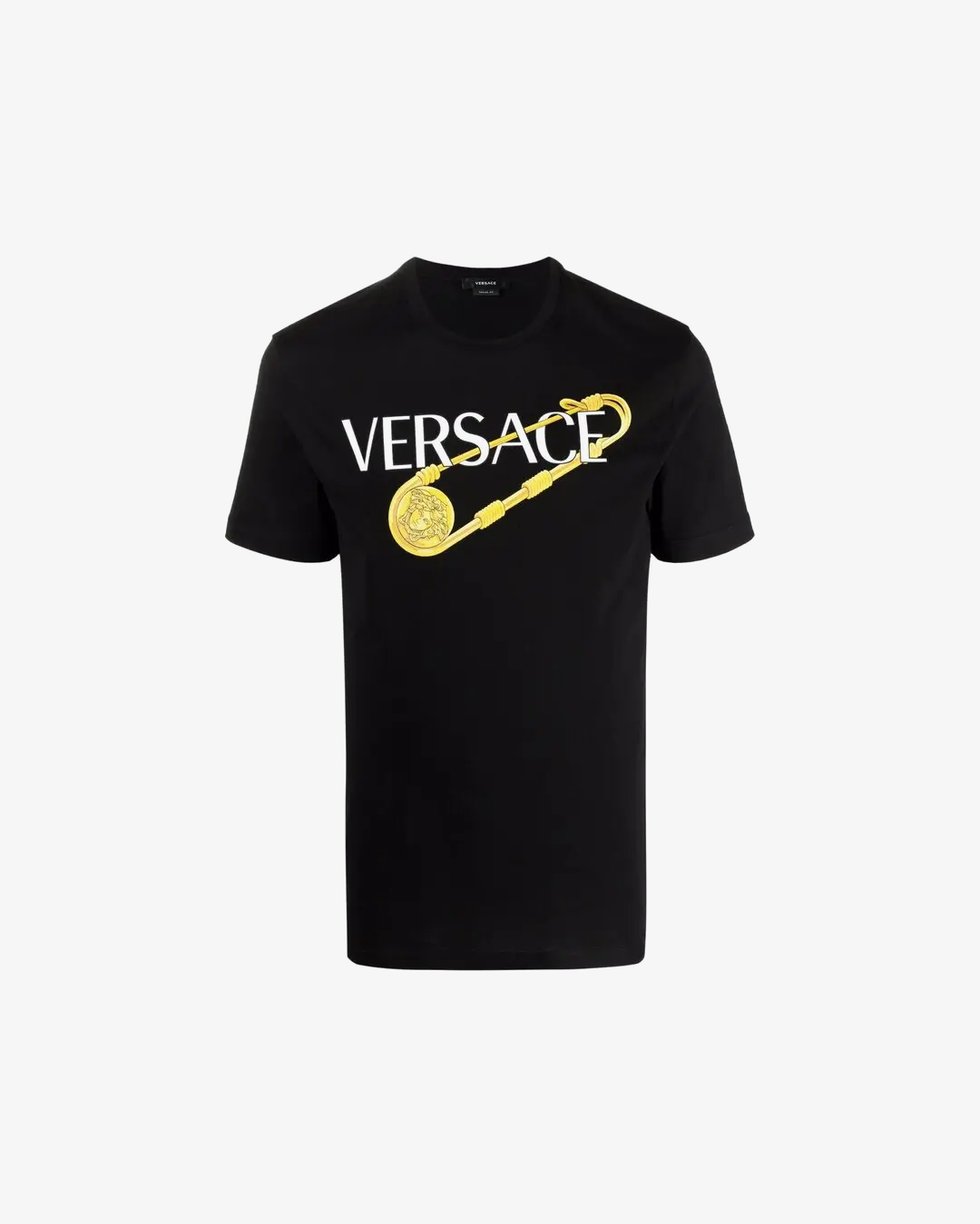 Versace Safety Pin Logo-Print T-Shirt (Taylor Fit)