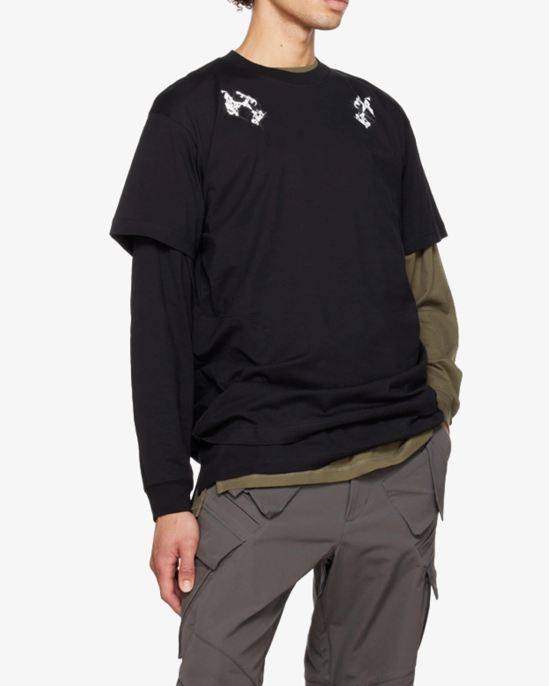 ACRONYM® Black Layered T-Shirt