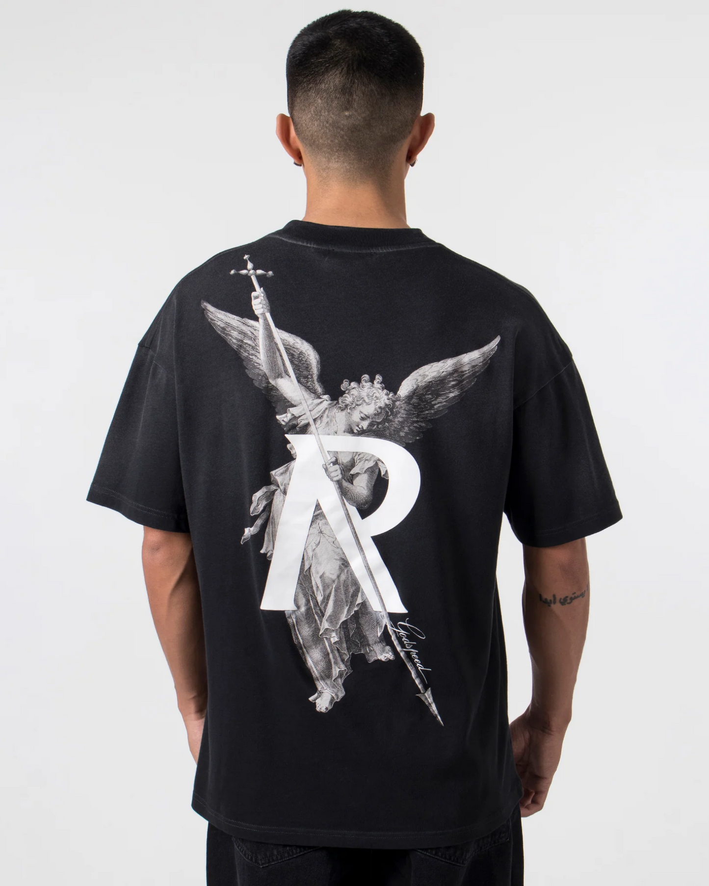 Represent Archangel Tee (Washed Black)