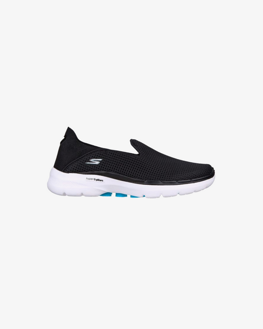 Skechers Go Walk 6 In Black And White Sneakers