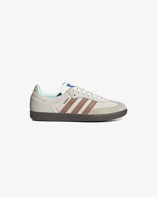 Adidas Samba Originals Crystal White Clay Strata Gum Sneakers