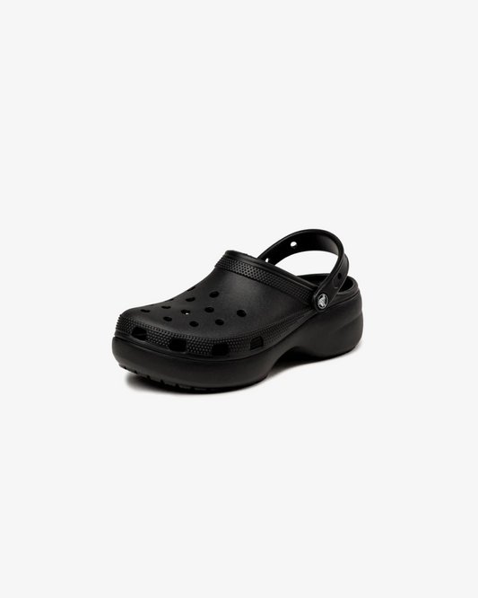 Unisex Classic Platform Clogs in Black