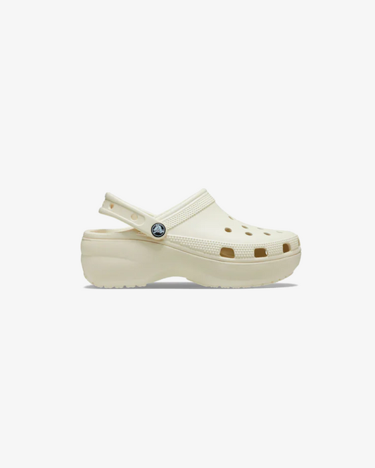Unisex Classic Platform Clogs In Cream