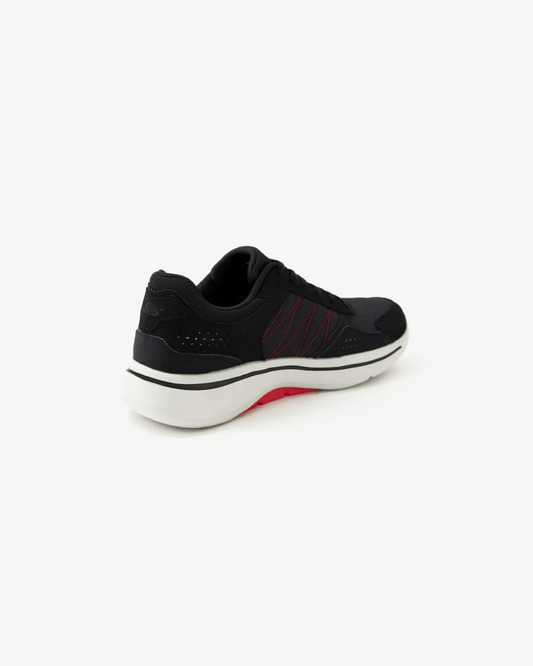 Skechers Men’s Go Walk Arch Fit Security In Black/Red Color Sneakers