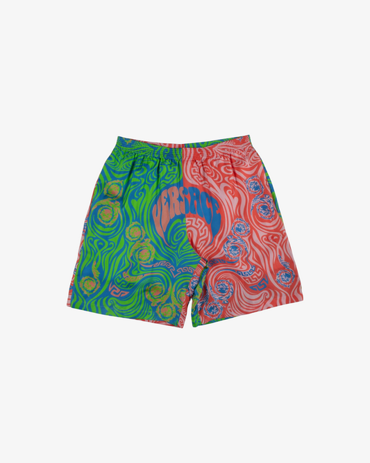 Versace logo drawstring waist shorts