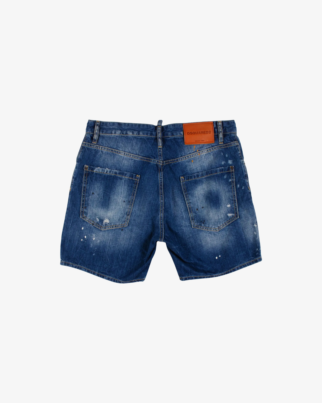 Dsquared2 Ripped denim shorts