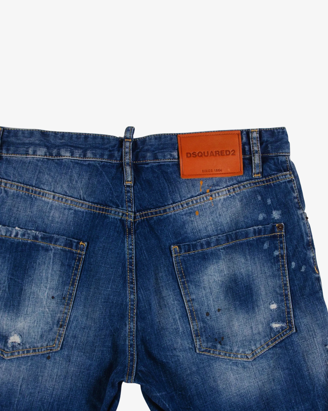 Dsquared2 Ripped denim shorts