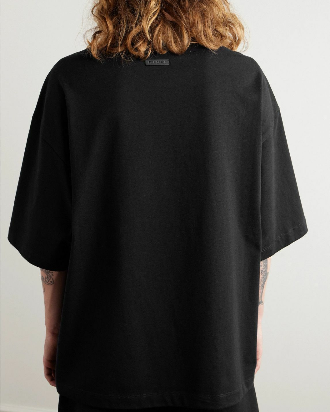 Fear Of God  Logo-Appliquéd Cotton-Jersey Pyjama T-Shirt - Black