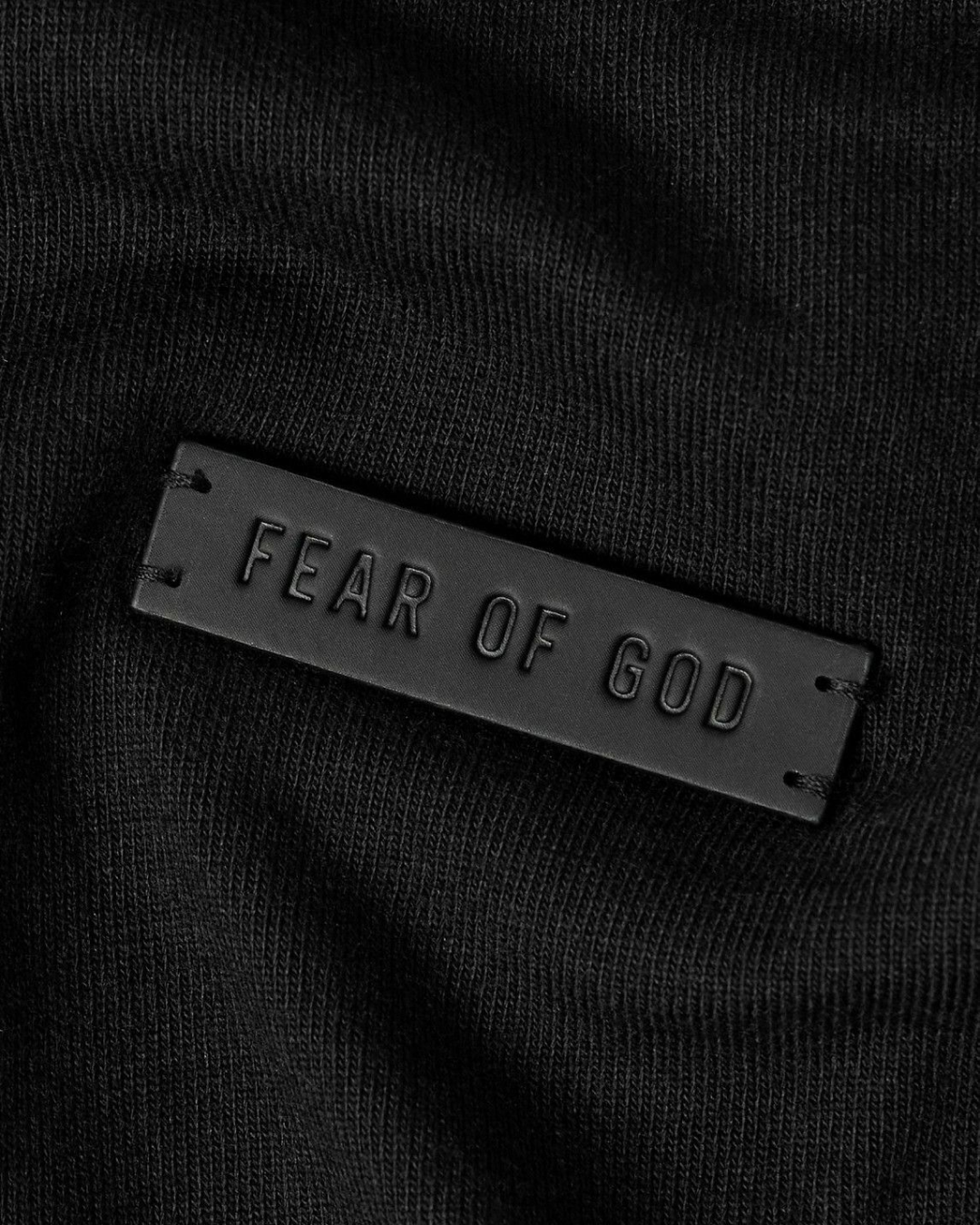 Fear Of God  Logo-Appliquéd Cotton-Jersey Pyjama T-Shirt - Black