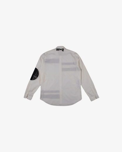 Mcq Patch Stripe Shirt