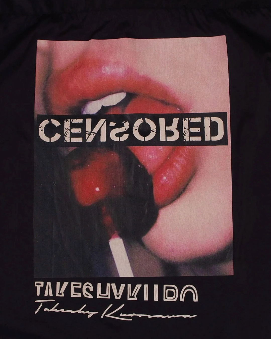 Takeshy Kurosawa Censored Print Shirt