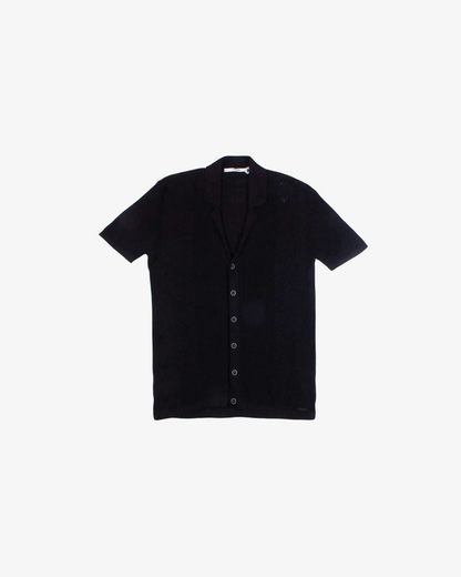 Takeshy Kurosawa Knitted Jacquard Shirt