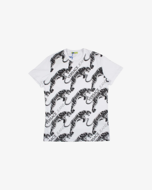 Versace Tiger Print T-shirt