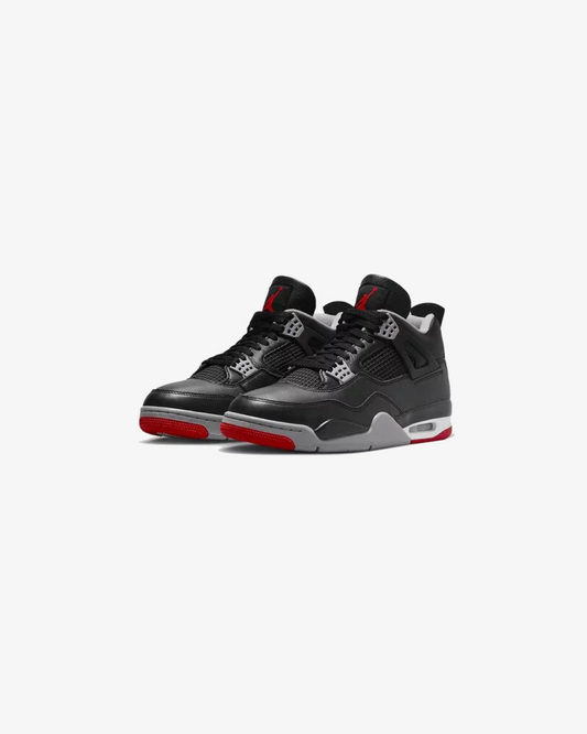 Air Jordan 4 Retro Black/Fire Red-Cement Grey