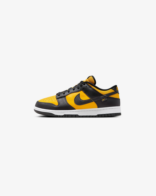 Nike Dunk Low In Black And University Gold-White