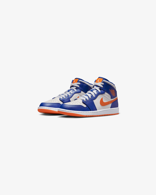 Air Jordan 1 Mid Game Royal/ Rush Orange- Phantom