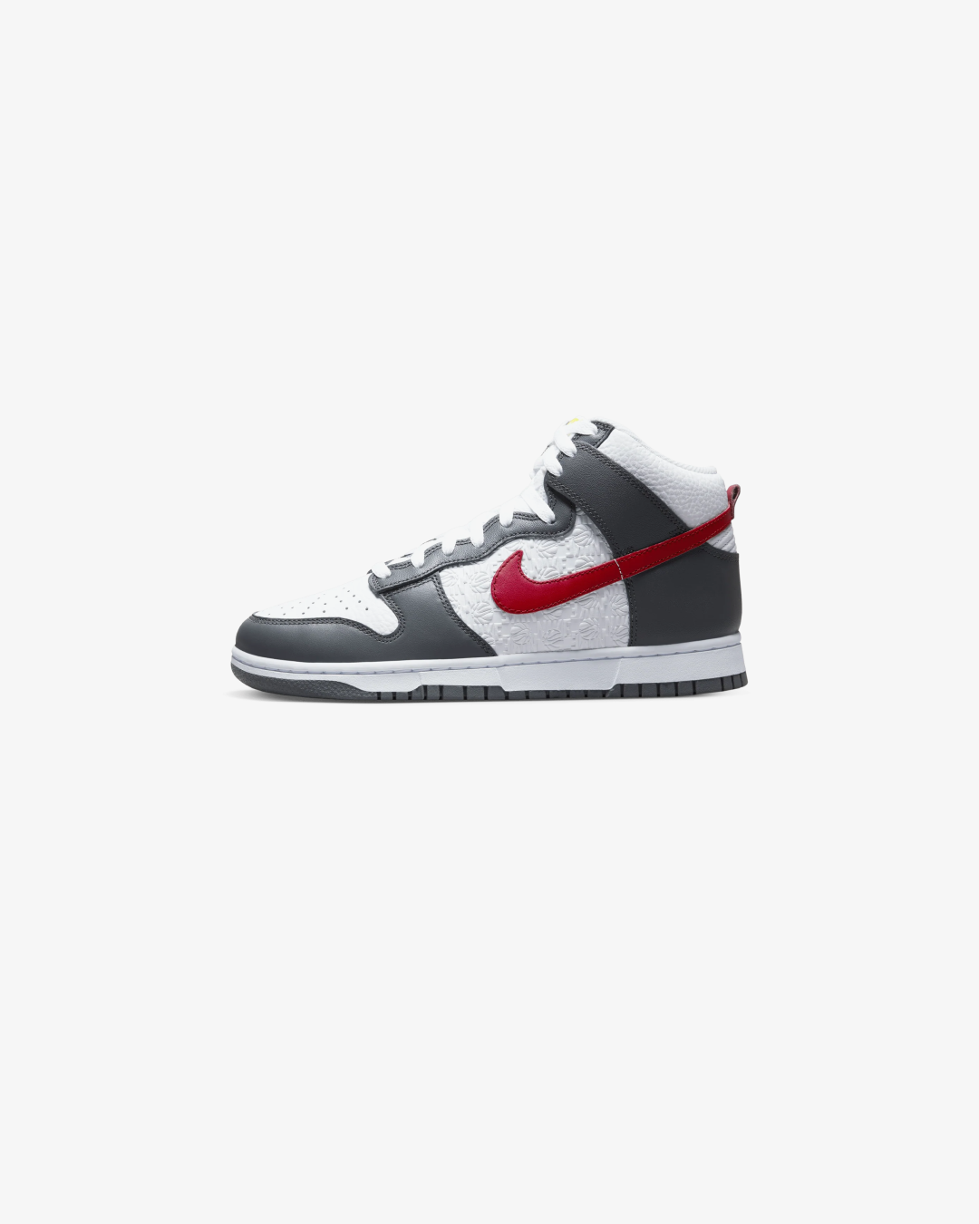 Nike Dunk High Retro Iron Grey/ Gym Red-Opti Yellow