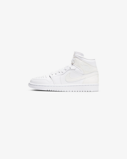 Air Jordan 1 Mid White Blanc