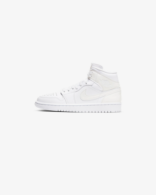 Air Jordan 1 Mid White Blanc