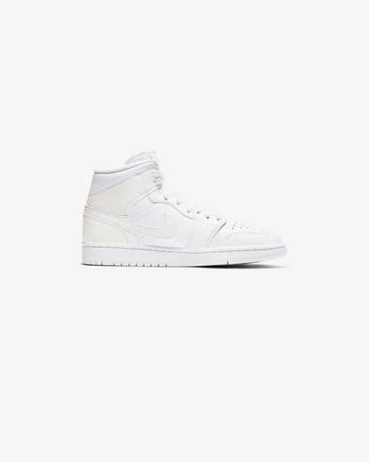 Air Jordan 1 Mid White Blanc