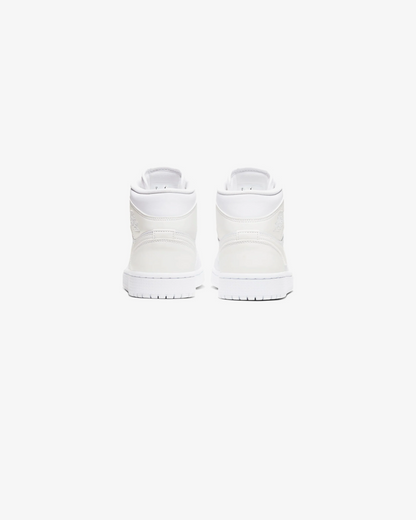 Air Jordan 1 Mid White Blanc