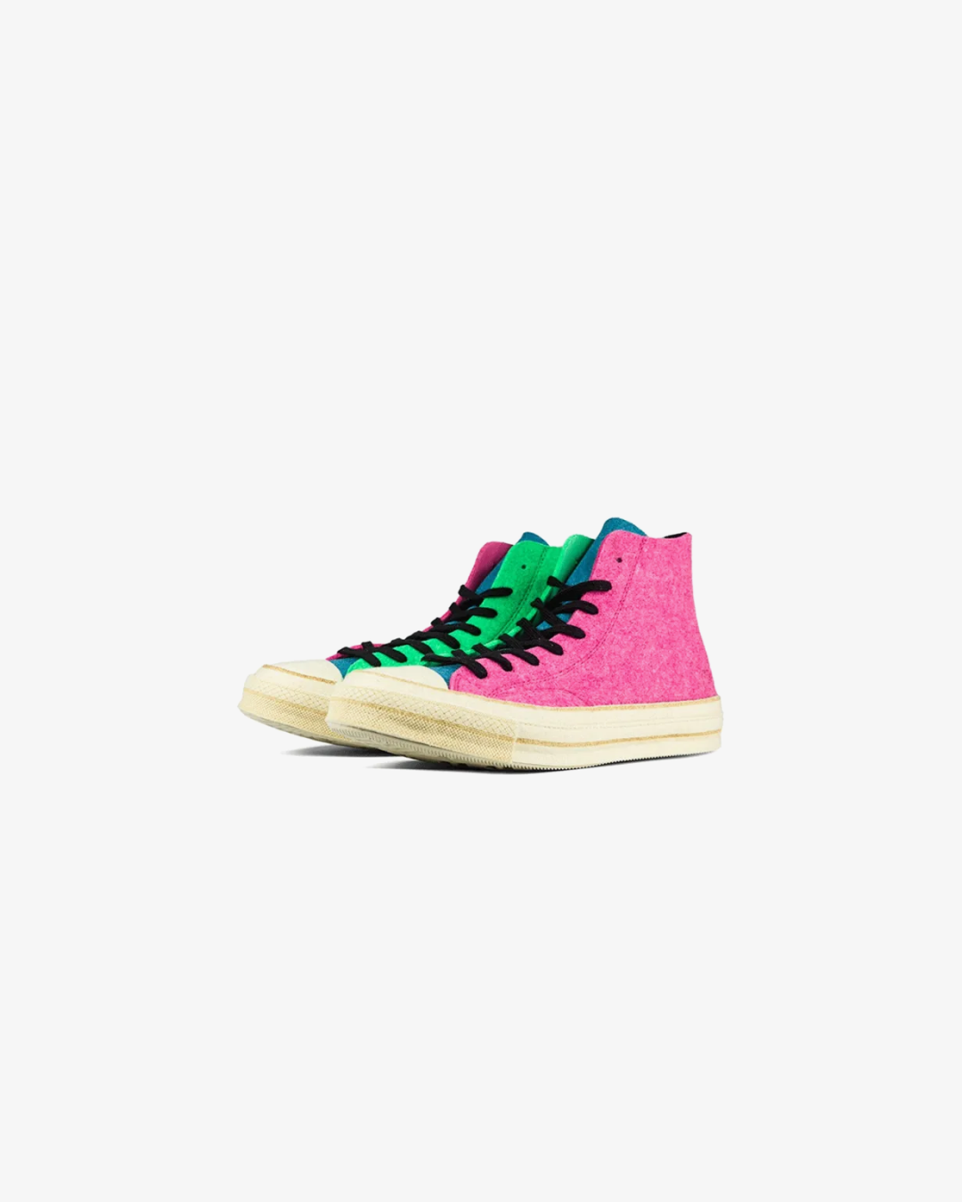 Converse Chuck Taylor All Star 70 Hi Jw Anderson Felt Fuchsia Purple Island Green