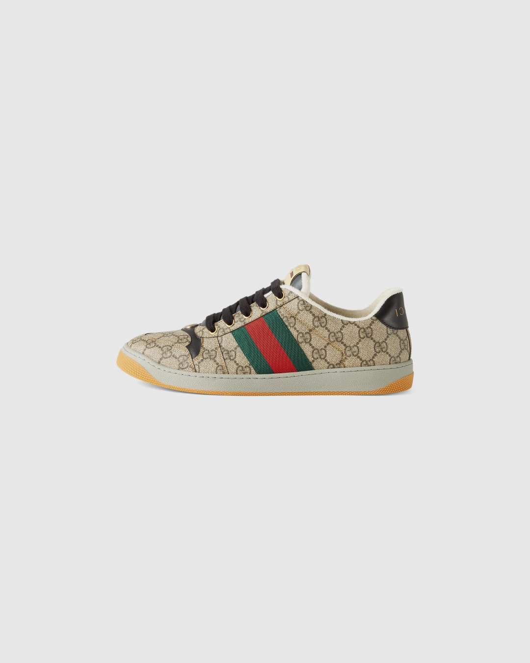 Gucci Men's Screener Trainer - Beige Ebony