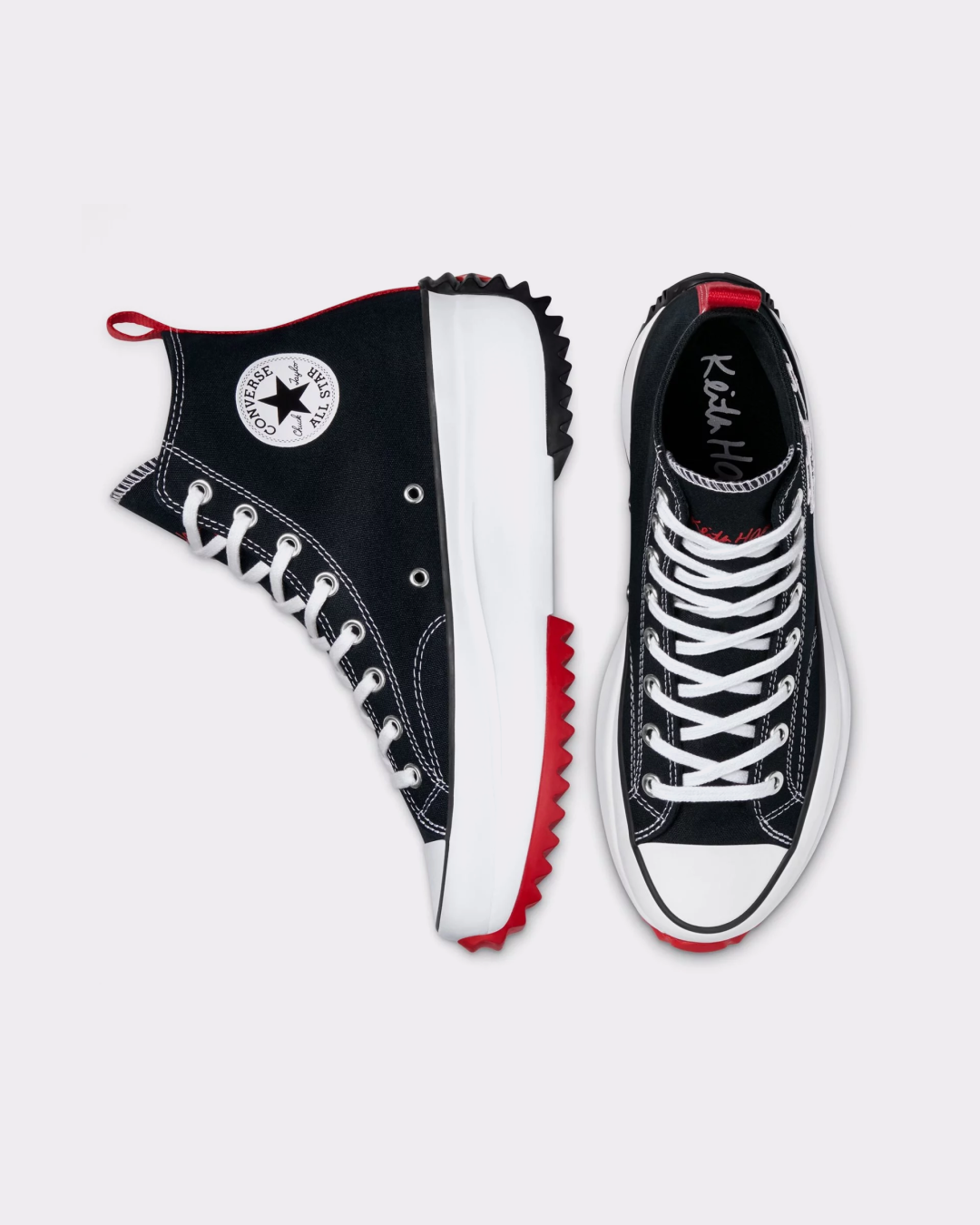 Converse Run Star Hike Hi x Keith Haring Black