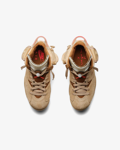 Air Jordan 6 Retro x Travis Scott 'British Khaki'