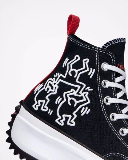 Converse Run Star Hike Hi x Keith Haring Black