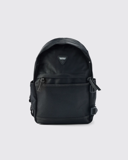 BoohooMAN Man Badge Rucksack (Black)