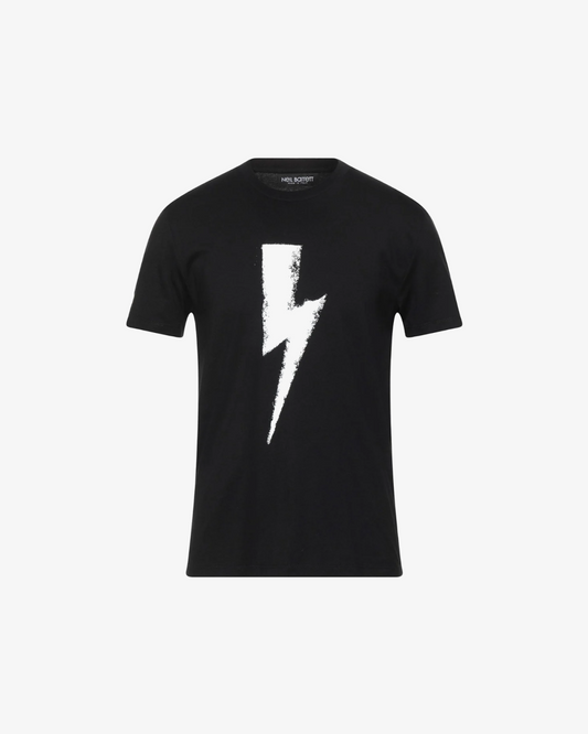 Neil Barrett Chalk Bolt Tee (Black)