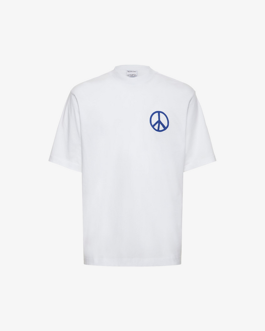 Marcelo Burlon County of Milan Peace Print T-Shirt (White)