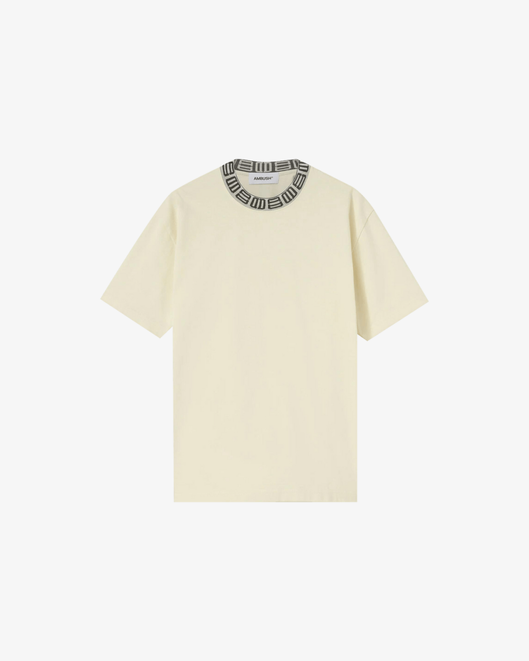 Ambush Monogram Rib Collar T-Shirt