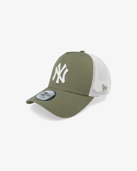 New Era Yankees 9Forty Cap - Olive/White