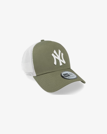 New Era Yankees 9Forty Cap - Olive/White