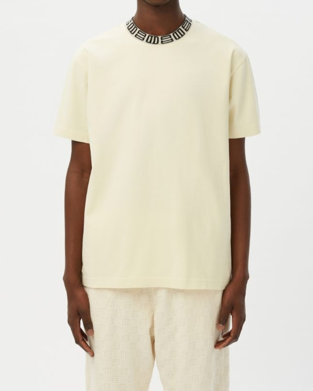 Ambush Monogram Rib Collar T-Shirt