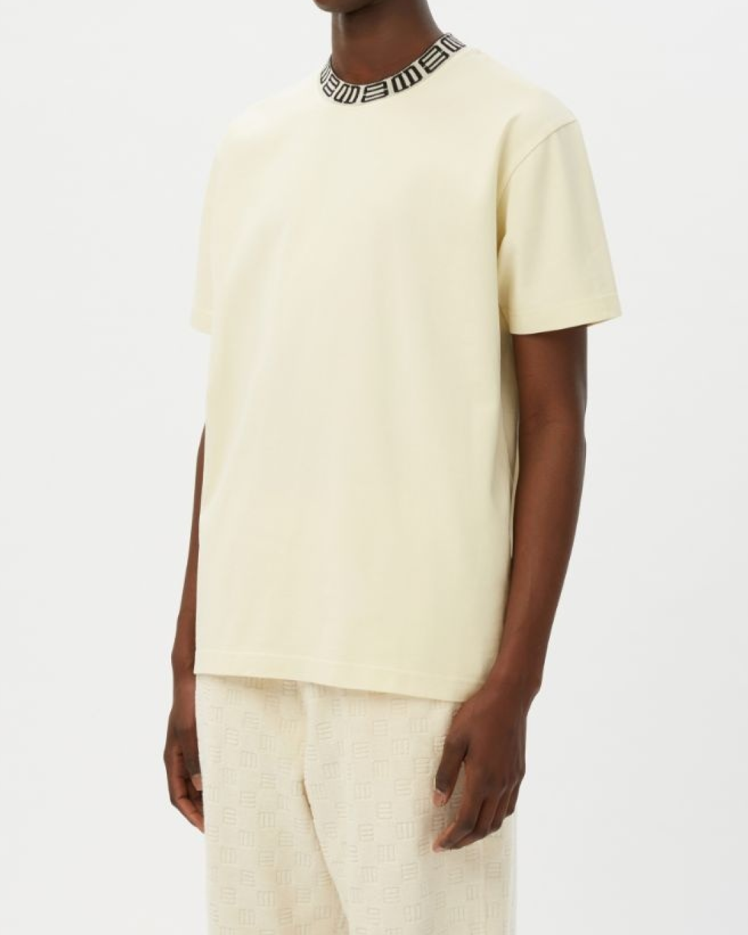 Ambush Monogram Rib Collar T-Shirt