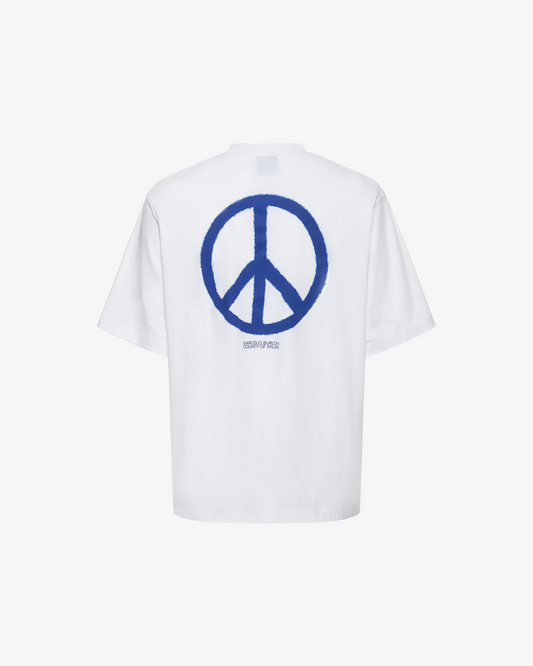 Marcelo Burlon County of Milan Peace Print T-Shirt (White)