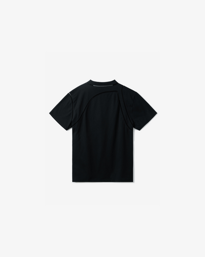 Alexander McQueen Cutout Detail Short-sleeved T-shirt - BlacK