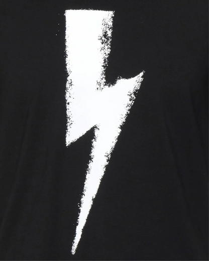 Neil Barrett Chalk Bolt Tee (Black)