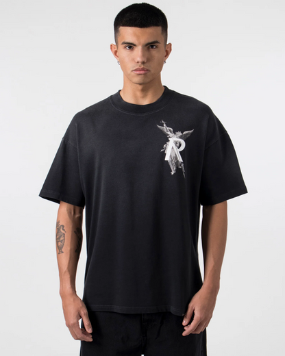 Represent Archangel Tee (Washed Black)