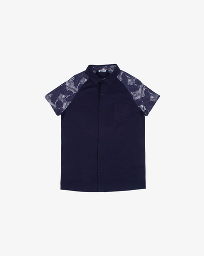 Bikkembergs Floral print polo shirt