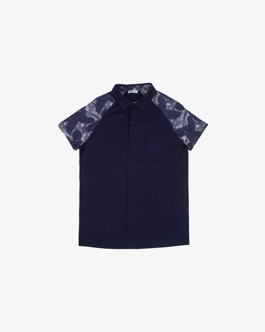 Bikkembergs Floral print polo shirt