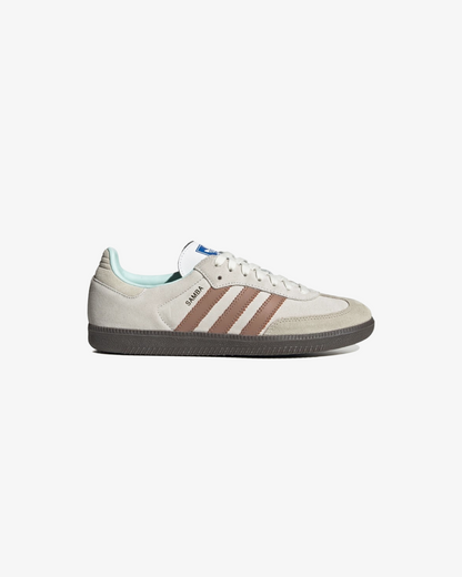 Adidas Samba Originals Crystal White Clay Strata Gum Sneakers