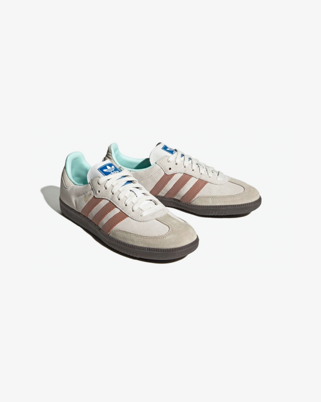 Adidas Samba Originals Crystal White Clay Strata Gum Sneakers