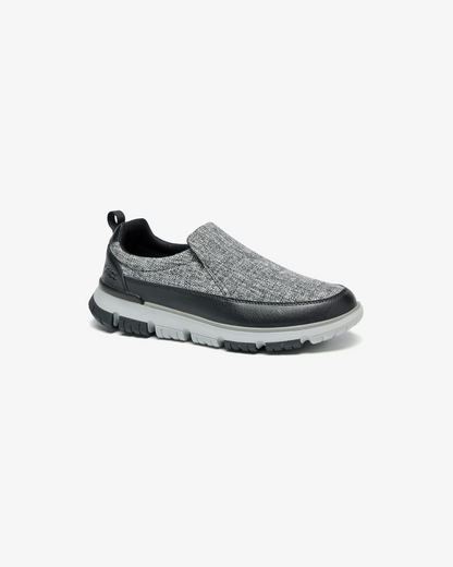 Xpacs Slip-On Lightweight Shoe in Black and Grey Sneakers
