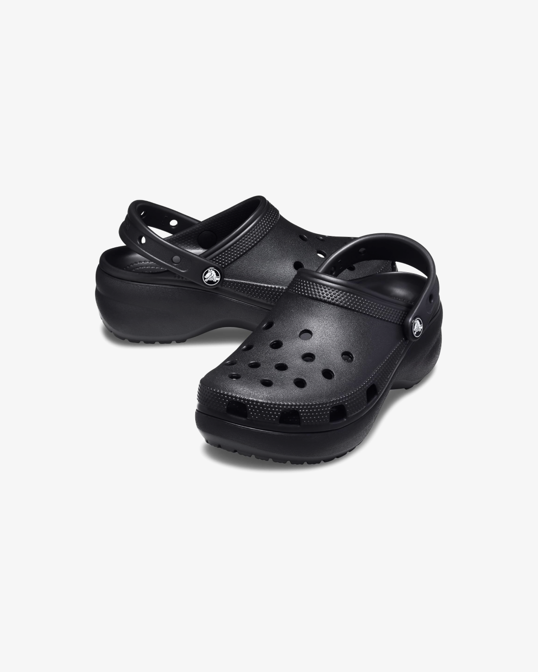 Unisex Classic Platform Clogs in Black